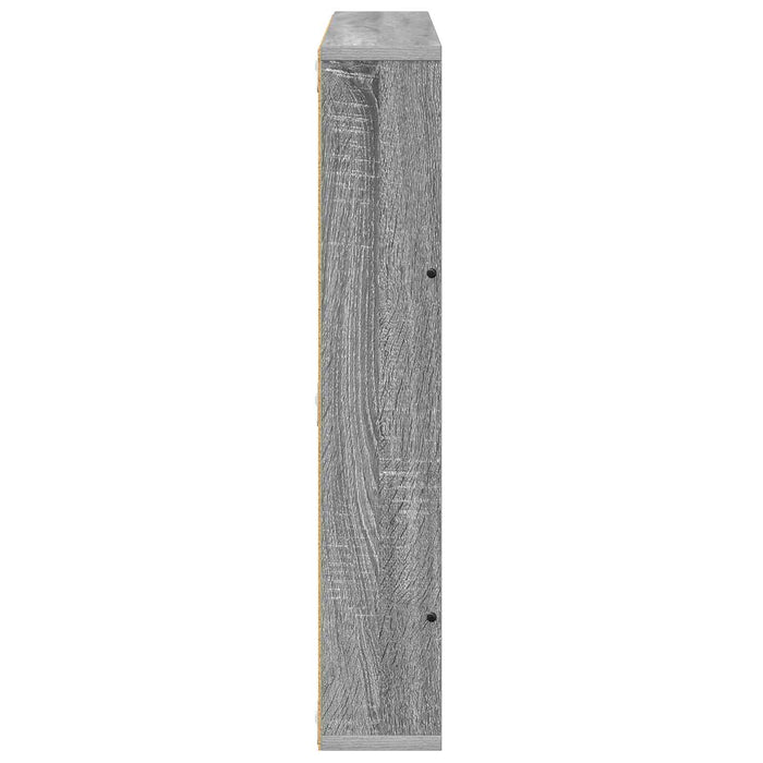 Raft pentru reviste cu raft 2 pcs Gri Sonoma 60 x 12 x 70 cm - WALTI WALTI