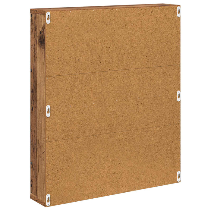 Raft pentru reviste cu raft 2 pcs Lemn vechi 60 x 12 x 70 cm - WALTI WALTI