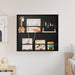 Raft pentru reviste Stejar Negru 80 x 12 x 70 cm Lemn compozit - WALTI WALTI