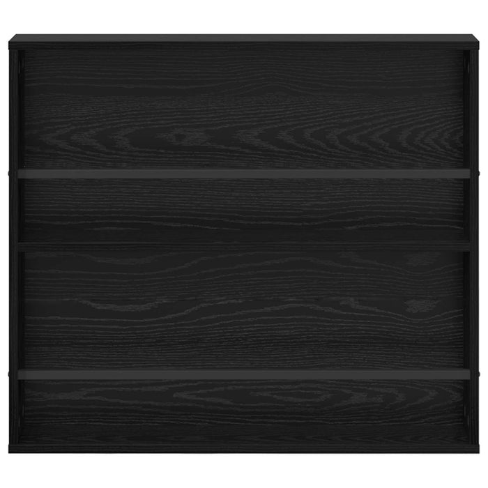 Raft pentru reviste Stejar Negru 80 x 12 x 70 cm Lemn compozit - WALTI WALTI