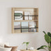 Raft pentru reviste Stejar Sonoma 80 x 12 x 70 cm Lemn compozit - WALTI WALTI