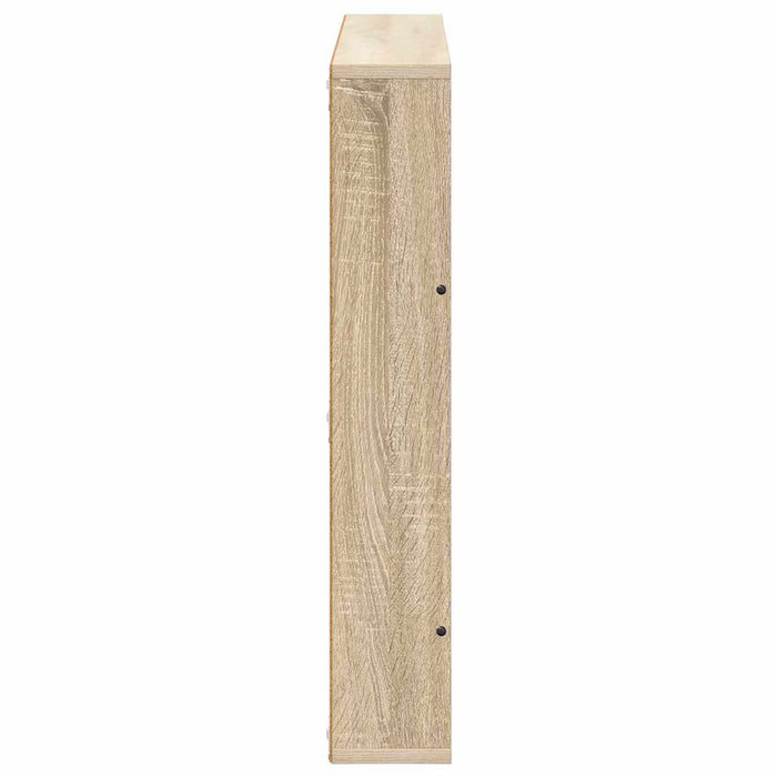 Raft pentru reviste cu raft 2 pcs Stejar Sonoma 80 x 12 x 70 cm - WALTI WALTI