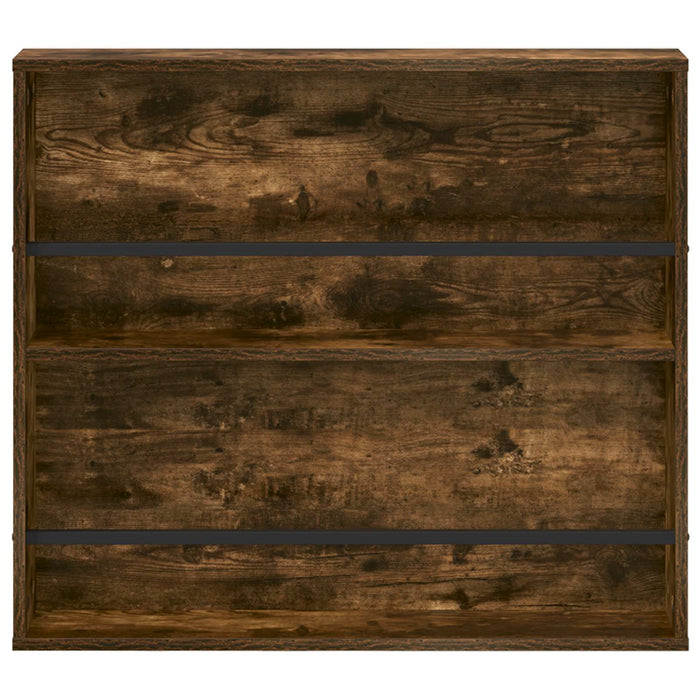 Raft pentru reviste cu raft Stejar fumuriu 80 x 12 x 70 cm - WALTI WALTI