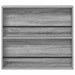 Raft pentru reviste Gri Sonoma 80 x 12 x 70 cm Lemn compozit - WALTI WALTI