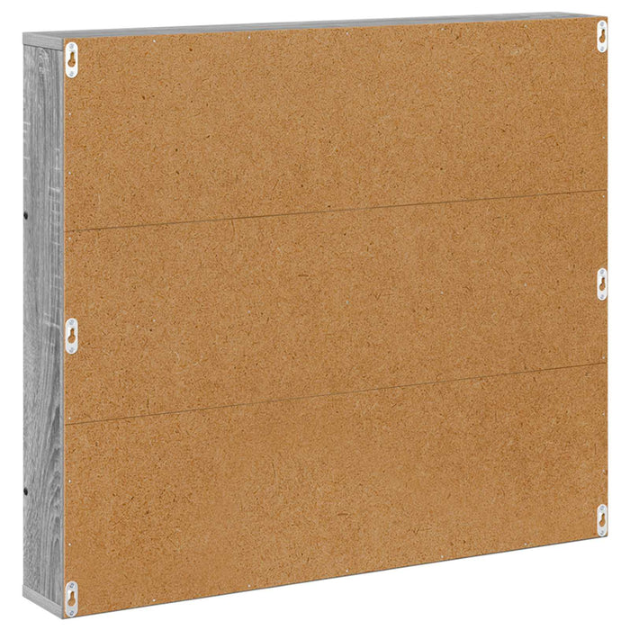 Raft pentru reviste cu raft 2 pcs Gri Sonoma 80 x 12 x 70 cm - WALTI WALTI