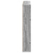 Raft pentru reviste cu raft 2 pcs Gri Sonoma 80 x 12 x 70 cm - WALTI WALTI