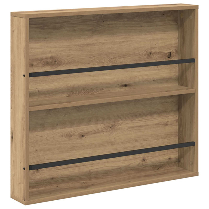 Raft pentru reviste 2 pcs Stejar Artizanal 80 x 12 x 70 cm - WALTI WALTI