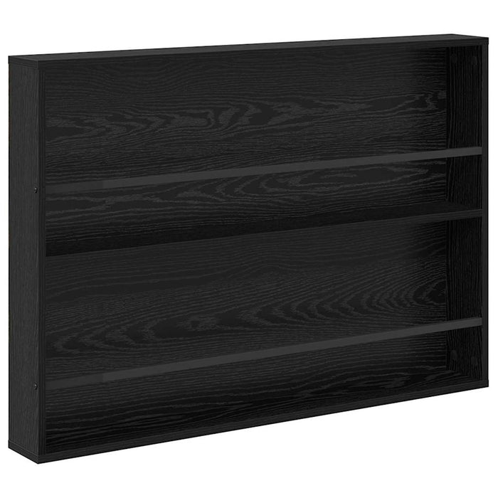 Raft pentru reviste cu raft 2 pcs Stejar Negru 100 x 12 x 70 cm - WALTI WALTI