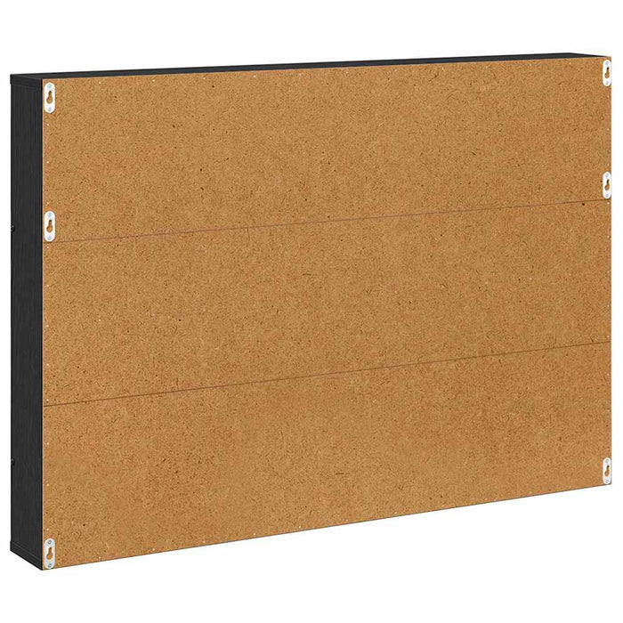 Raft pentru reviste cu raft 2 pcs Stejar Negru 100 x 12 x 70 cm - WALTI WALTI