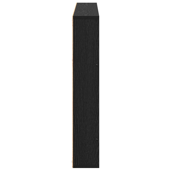 Raft pentru reviste cu raft 2 pcs Stejar Negru 100 x 12 x 70 cm - WALTI WALTI