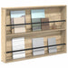 Raft pentru reviste cu raft Stejar Sonoma 100 x 12 x 70 cm - WALTI WALTI
