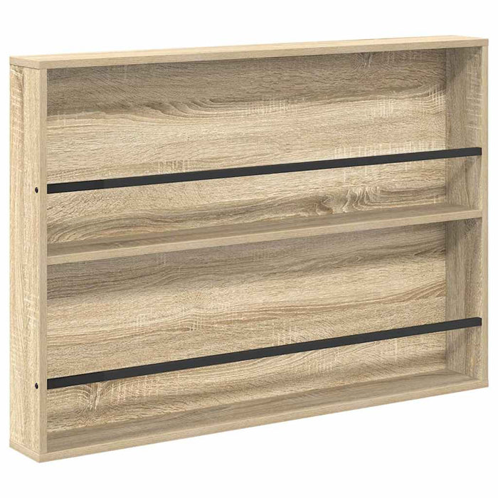 Raft pentru reviste 2 pcs Stejar Sonoma 100 x 12 x 70 cm - WALTI WALTI