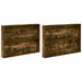 Raft pentru reviste 2 pcs Stejar fumuriu 100 x 12 x 70 cm - WALTI WALTI