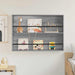 Raft pentru reviste Gri Sonoma 100 x 12 x 70 cm Lemn compozit - WALTI WALTI