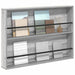 Raft pentru reviste Gri Sonoma 100 x 12 x 70 cm Lemn compozit - WALTI WALTI