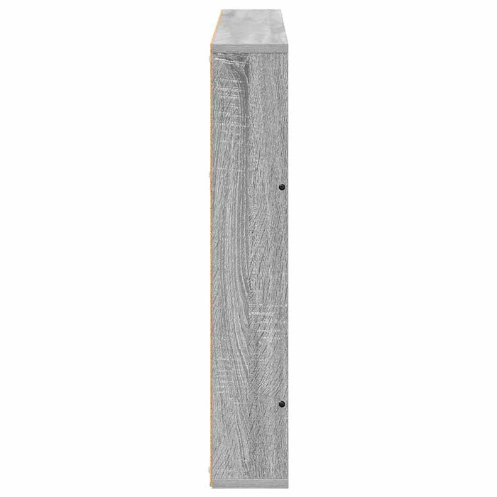 Raft pentru reviste cu raft 2 pcs Gri Sonoma 100 x 12 x 70 cm - WALTI WALTI
