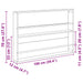 Raft pentru reviste Lemn vechi 100 x 12 x 70 cm Lemn compozit - WALTI WALTI