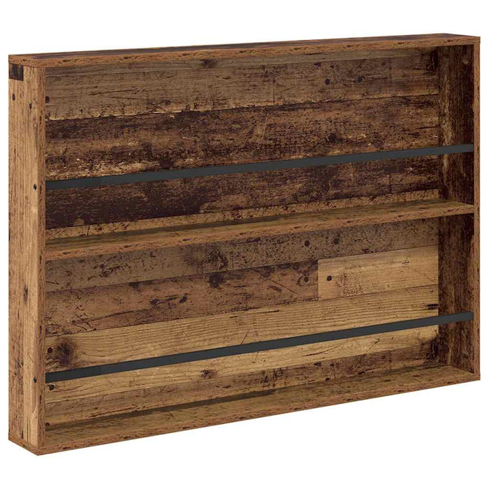 Raft pentru reviste cu raft 2 pcs Lemn vechi 100 x 12 x 70 cm - WALTI WALTI