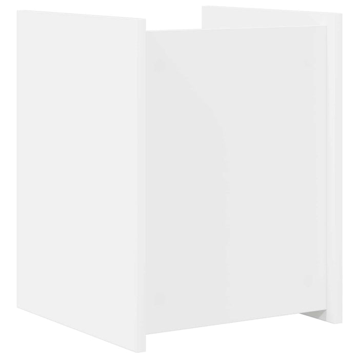 Raft pentru reviste cu raft Alb 35 x 35 x 45 cm Lemn compozit - WALTI WALTI