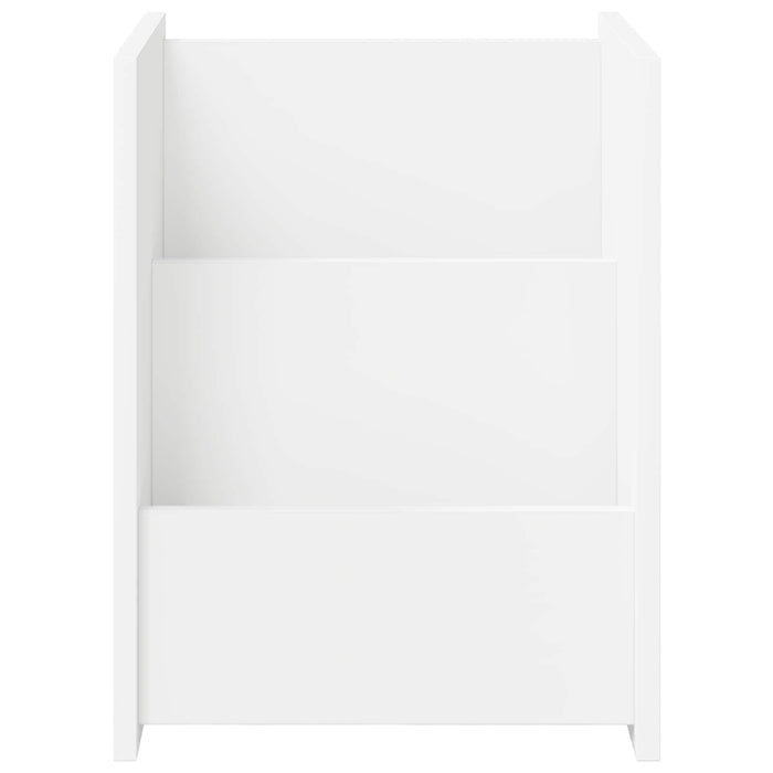 Raft pentru reviste cu raft Alb 35 x 35 x 45 cm Lemn compozit - WALTI WALTI