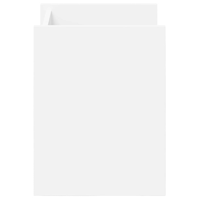 Raft pentru reviste cu raft Alb 35 x 35 x 45 cm Lemn compozit - WALTI WALTI