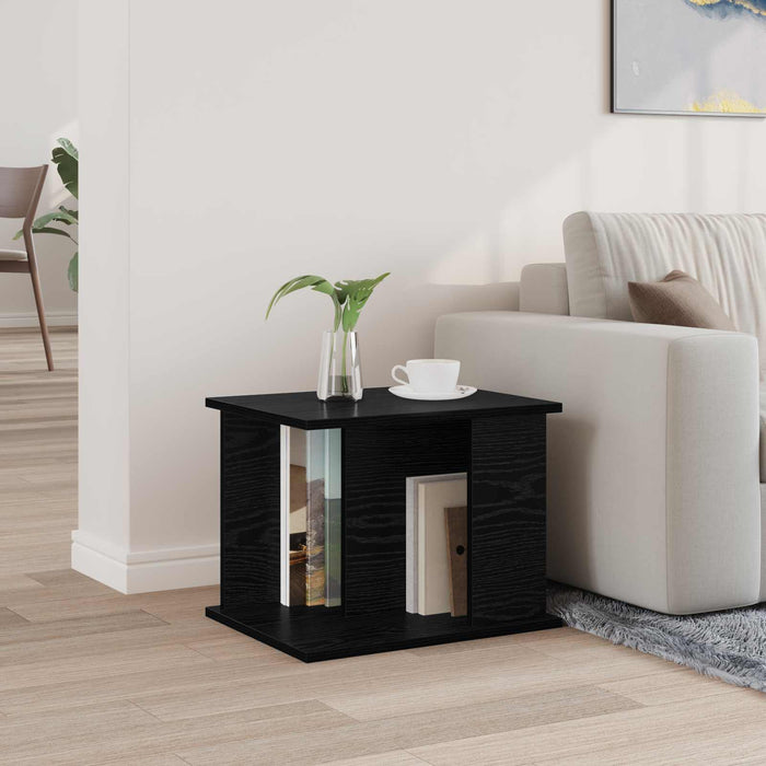 Raft pentru reviste Stejar Negru 35 x 35 x 45 cm Lemn compozit - WALTI WALTI
