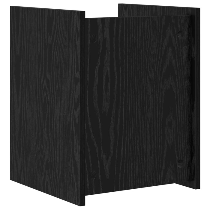 Raft pentru reviste Stejar Negru 35 x 35 x 45 cm Lemn compozit - WALTI WALTI