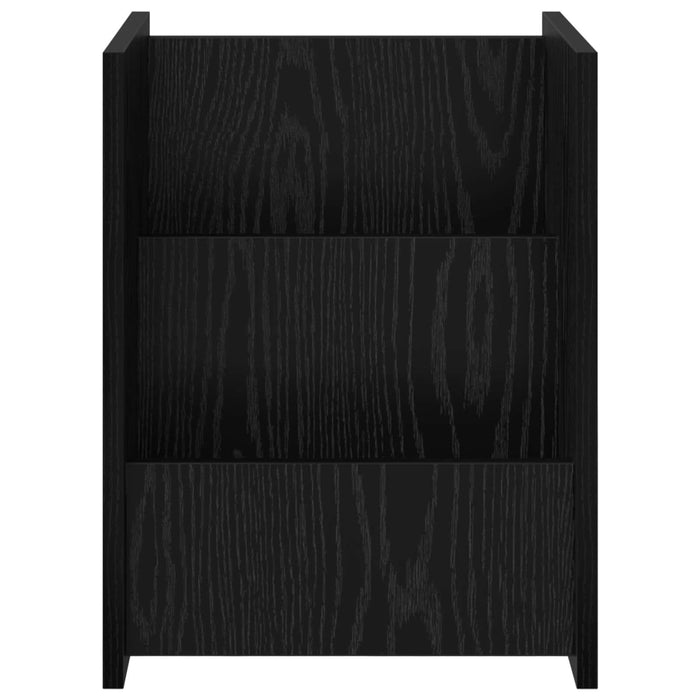 Raft pentru reviste Stejar Negru 35 x 35 x 45 cm Lemn compozit - WALTI WALTI