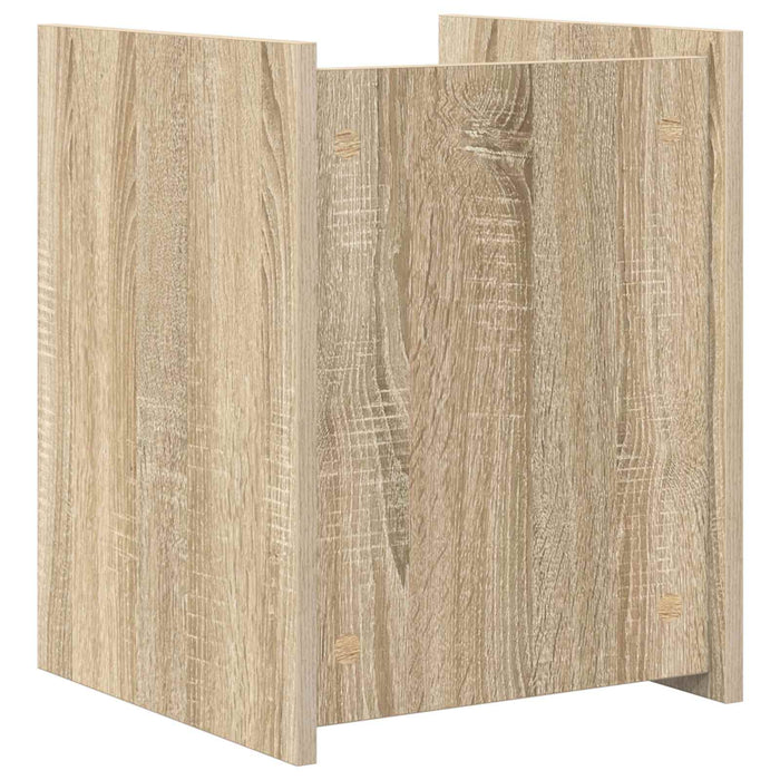 Raft pentru reviste Stejar Sonoma 35 x 35 x 45 cm Lemn compozit - WALTI WALTI