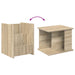 Raft pentru reviste Stejar Sonoma 35 x 35 x 45 cm Lemn compozit - WALTI WALTI