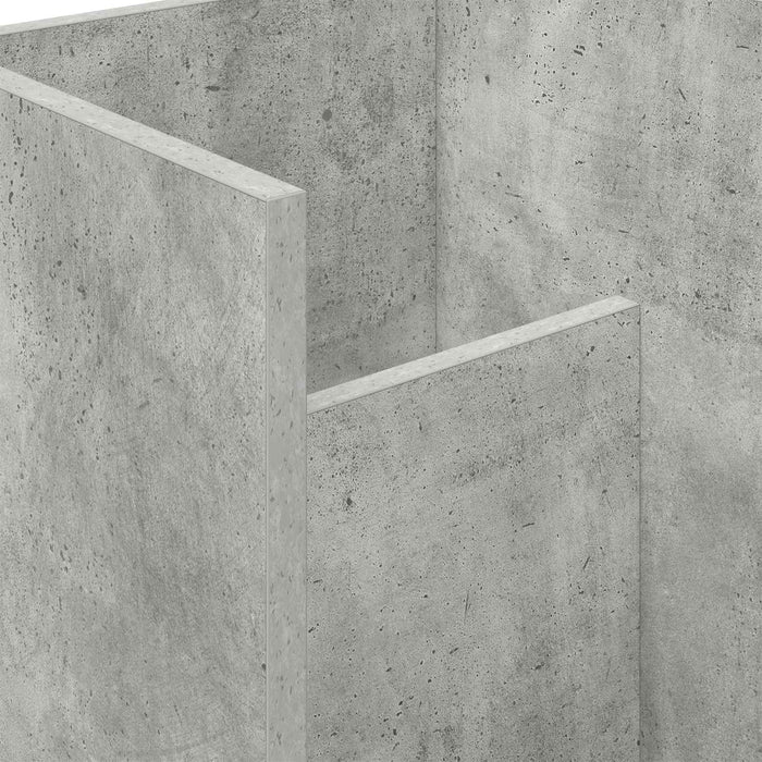 Raft pentru reviste Gri Concret 35 x 35 x 45 cm Lemn compozit - WALTI WALTI