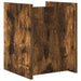 Raft pentru reviste cu raft Stejar fumuriu 35 x 35 x 45 cm - WALTI WALTI
