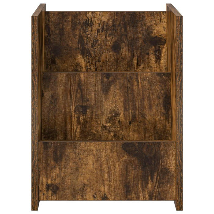Raft pentru reviste cu raft Stejar fumuriu 35 x 35 x 45 cm - WALTI WALTI