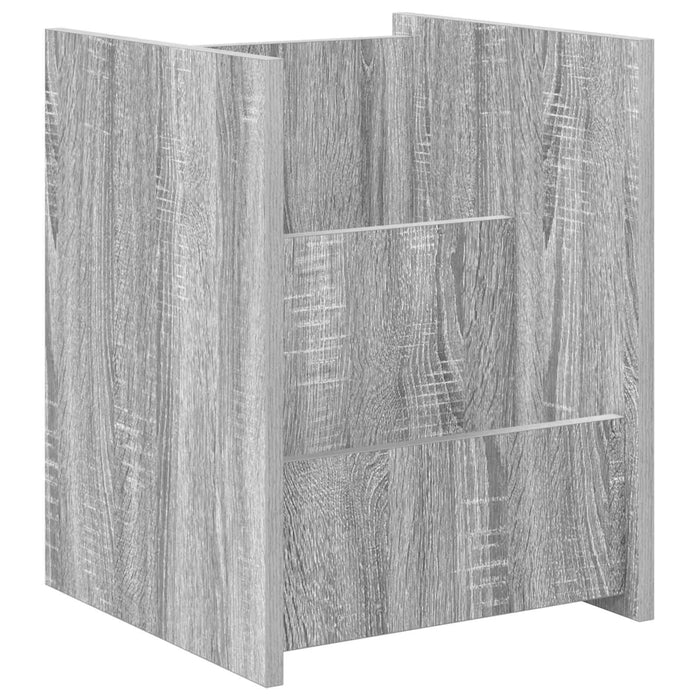 Raft pentru reviste Gri Sonoma 35 x 35 x 45 cm Lemn compozit - WALTI WALTI