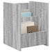 Raft pentru reviste Gri Sonoma 35 x 35 x 45 cm Lemn compozit - WALTI WALTI