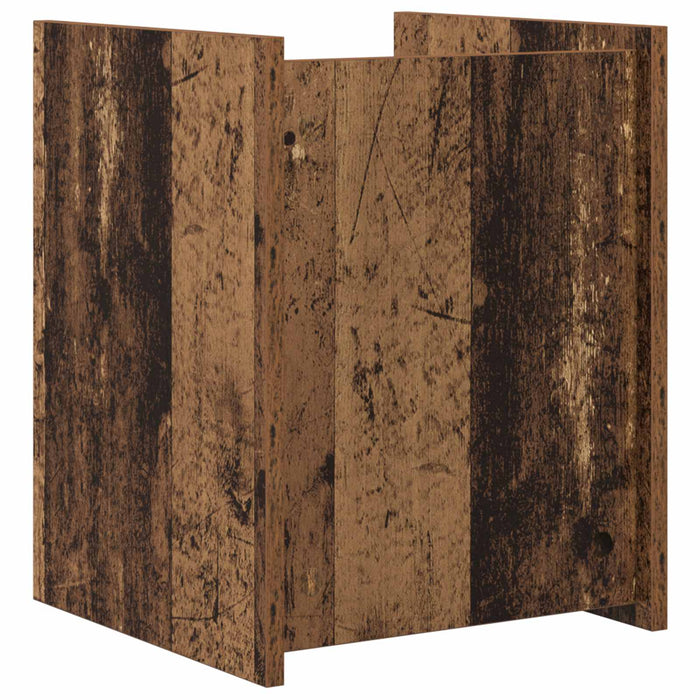 Raft pentru reviste Lemn vechi 35 x 35 x 45 cm Lemn compozit - WALTI WALTI