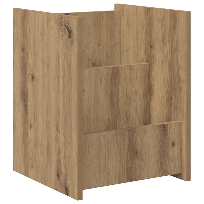 Raft pentru reviste cu raft Stejar Artizanal 35 x 35 x 45 cm - WALTI WALTI