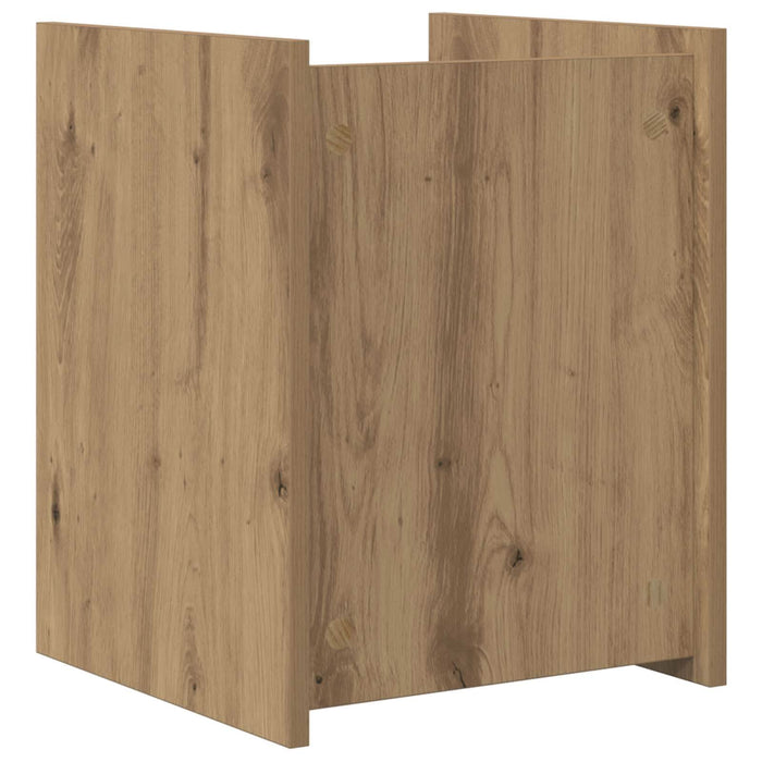 Raft pentru reviste cu raft Stejar Artizanal 35 x 35 x 45 cm - WALTI WALTI