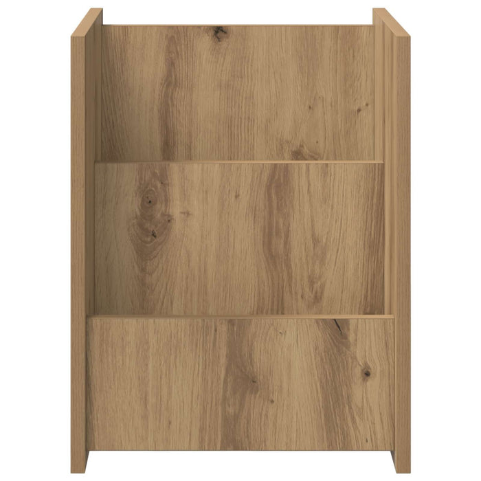 Raft pentru reviste cu raft Stejar Artizanal 35 x 35 x 45 cm - WALTI WALTI