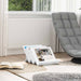 Raft pentru reviste cu raft Alb 53 x 40 x 28.5 cm Lemn compozit - WALTI WALTI