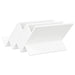 Raft pentru reviste cu raft Alb 53 x 40 x 28.5 cm Lemn compozit - WALTI WALTI