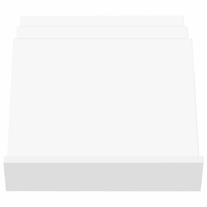 Raft pentru reviste cu raft Alb 53 x 40 x 28.5 cm Lemn compozit - WALTI WALTI