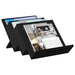 Raft pentru reviste cu raft Stejar Negru 53 x 40 x 28.5 cm - WALTI WALTI