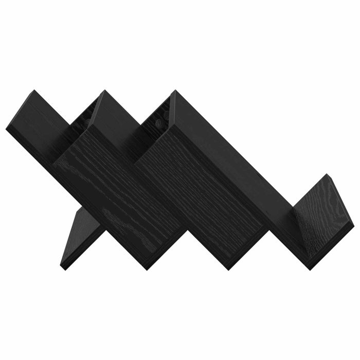 Raft pentru reviste cu raft Stejar Negru 53 x 40 x 28.5 cm - WALTI WALTI