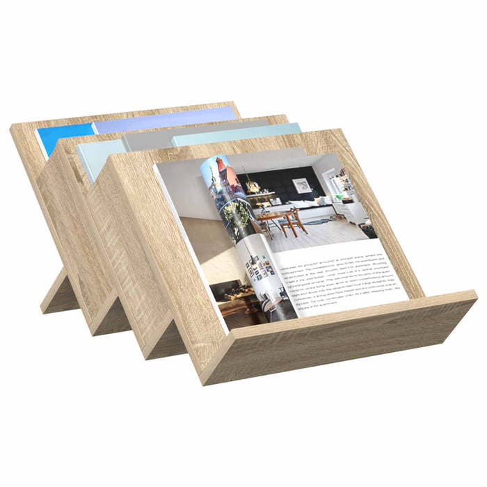 Raft pentru reviste cu raft Stejar Sonoma 53 x 40 x 28.5 cm - WALTI WALTI