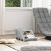 Raft pentru reviste Gri Concret 53 x 40 x 28.5 cm Lemn compozit - WALTI WALTI