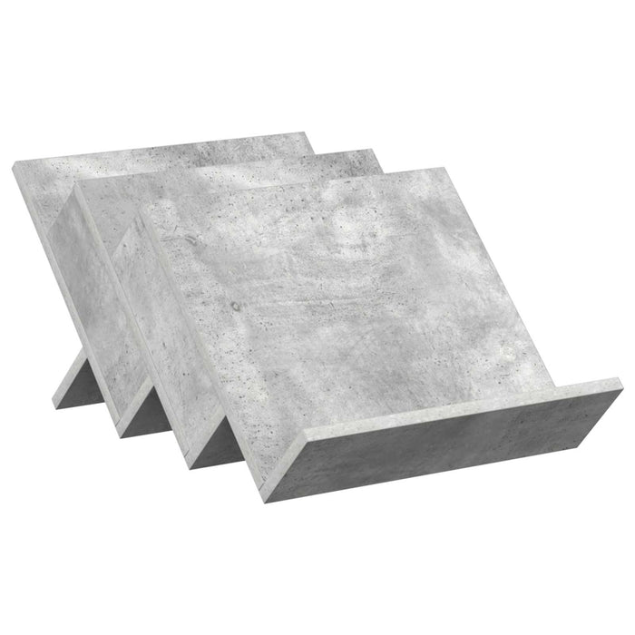 Raft pentru reviste Gri Concret 53 x 40 x 28.5 cm Lemn compozit - WALTI WALTI