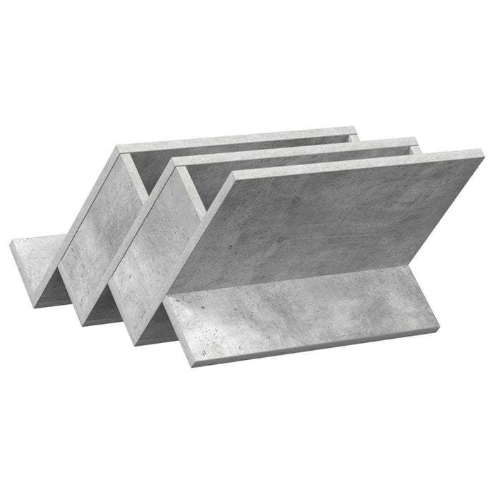 Raft pentru reviste Gri Concret 53 x 40 x 28.5 cm Lemn compozit - WALTI WALTI