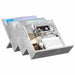 Raft pentru reviste Gri Concret 53 x 40 x 28.5 cm Lemn compozit - WALTI WALTI