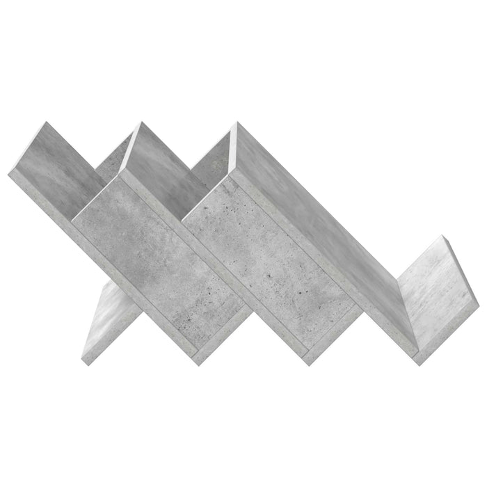 Raft pentru reviste Gri Concret 53 x 40 x 28.5 cm Lemn compozit - WALTI WALTI
